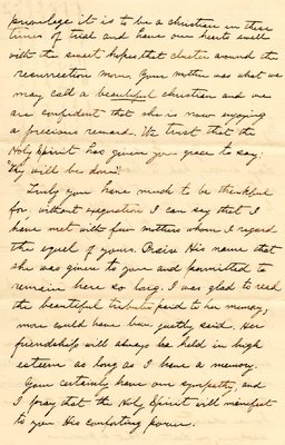 Letter from R. P. Smith to Eliza Fisher, Dec. 20, 1895
